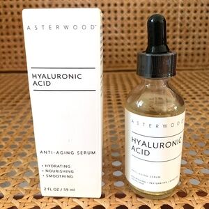 New In Box Asterwood Hyaluronic Acid Serum Fragrance Free 2 0z